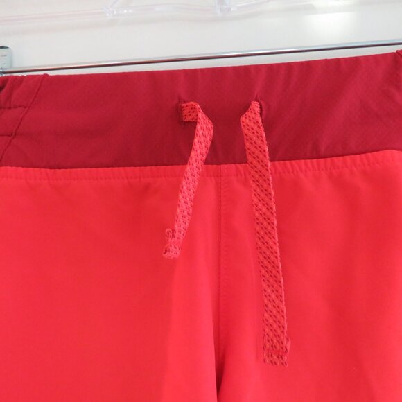 PATAGONIA Nine Trails Shorts Lined 4" in Orange Red Gorpcore Running - Size S - Picture 5 of 14